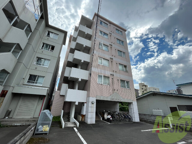建物外観　札幌市北区北２２条西「アミティＮ２２」