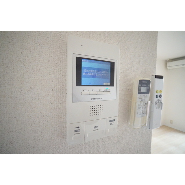 セキュリティ　不意の来客にも安心ですね