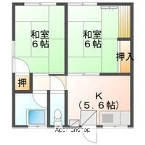 コーポ田中の間取り写真