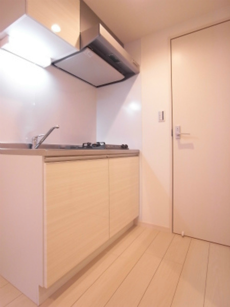 キッチン　2口ガスコンロ付きのキッチンです。