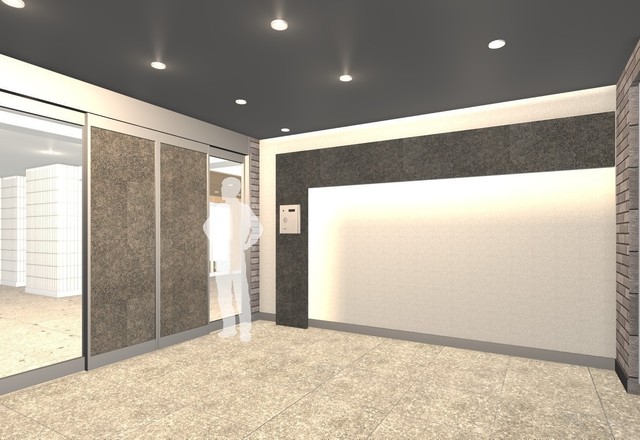 エントランス　ゆとりのあるエントランスです