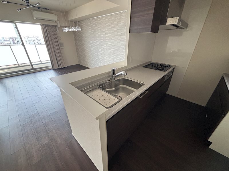 キッチン　ディスポーザーがついたキッチン