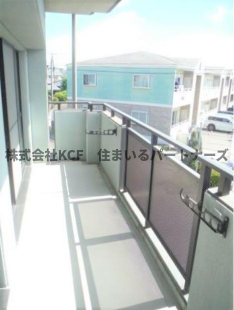 バルコニー　広々としたバルコニーです