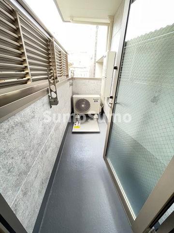 バルコニー　落ち着いた時間を過ごせるバルコニーです