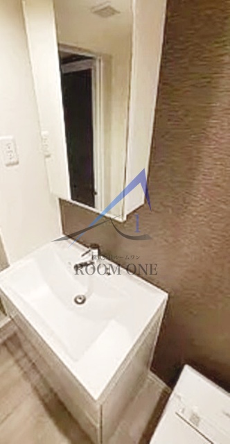 洗面設備　洗面台です。