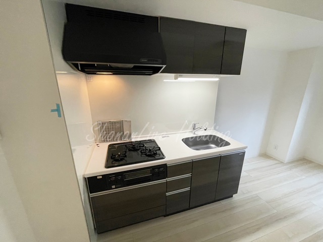 キッチン　ガス3口システムキッチン♪※同物件別部屋
