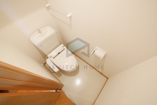 トイレ　ゆったりとした空間のトイレです