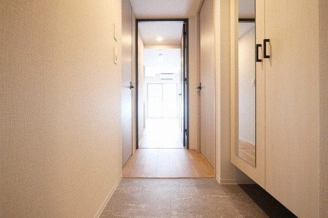 玄関　明るい玄関です