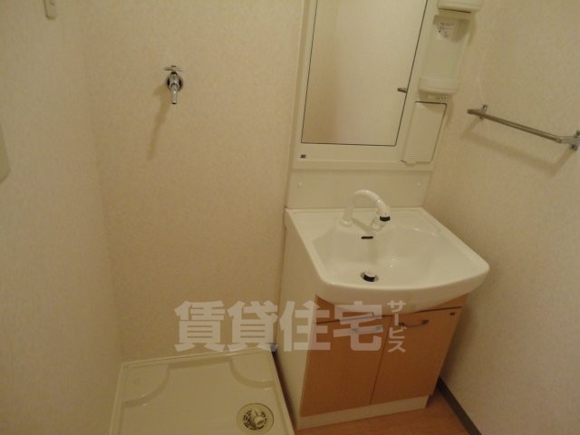 洗面設備　洗濯機置場