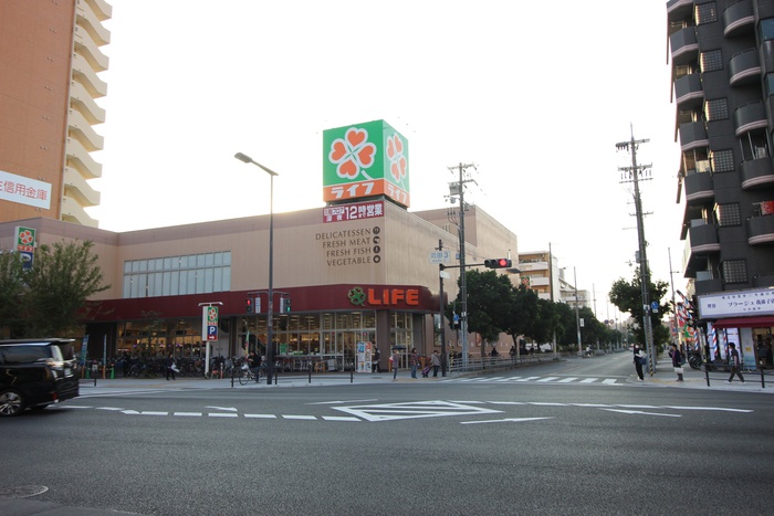 スーパー　ライフあびこ店（スーパー）まで280m