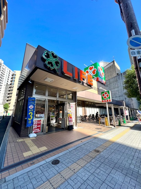 スーパー　ライフ堂島大橋店（スーパー）まで370m
