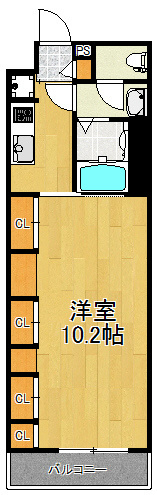 ＪＲ南武線 尻手駅 徒歩12分 3階建 築11年の間取り写真