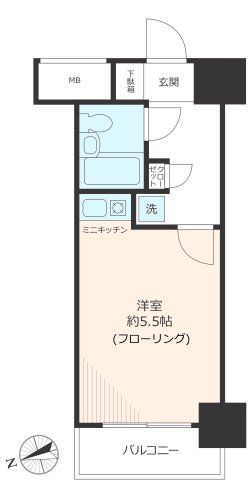 クリオ千駄木壱番館の間取り写真