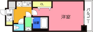 ＪＲ東海道本線 ＪＲ総持寺駅 徒歩7分 5階建 築8年の間取り写真