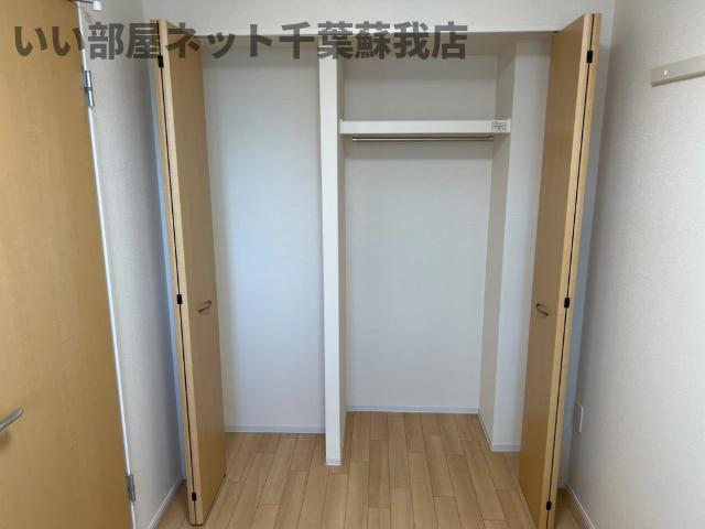 収納　クローゼットです