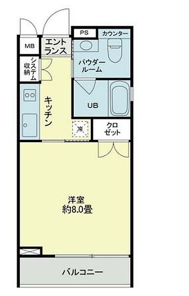 ベルファース新橋の間取り写真