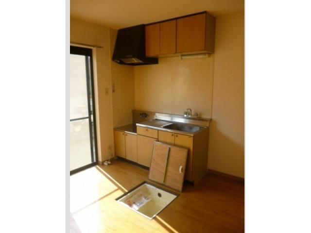 名鉄広見線 御嵩駅 徒歩8分 2階建 築31年のキッチン写真