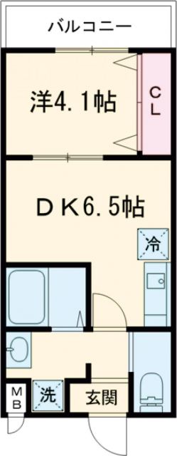 ダイバーシティ大久保中の間取り写真