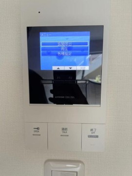 セキュリティ　モニター付きオートロック。