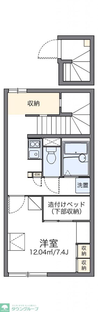 レオパレスレミナール並木の間取り写真