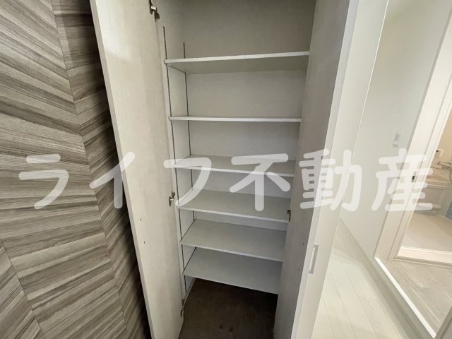 収納　十分な収納スペースがあります