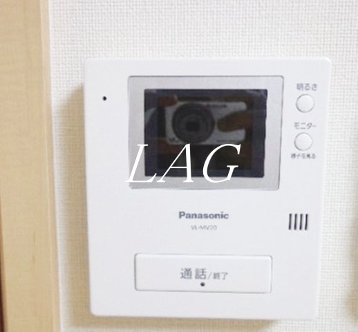 セキュリティ　モニター付きインターフォンです。