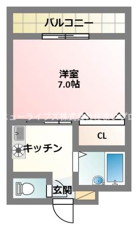 ウィスコM大和田の間取り写真