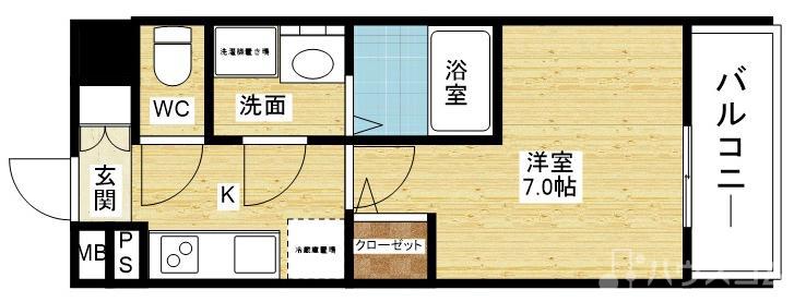 プランドール新大阪PARKレジデンスの間取り写真