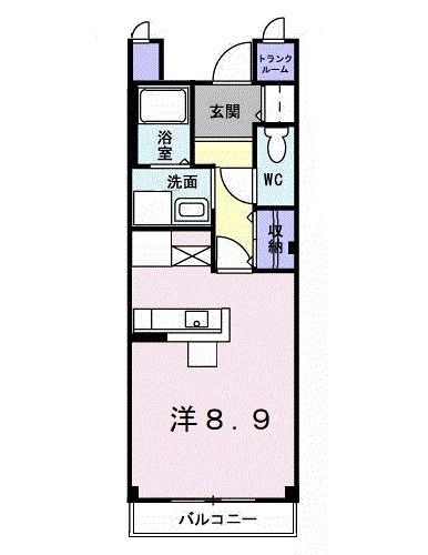 近鉄名古屋線 川越富洲原駅 徒歩24分 3階建 築22年の間取り写真
