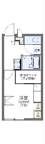 レオパレスカトレアの間取り