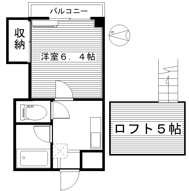 シティハイツガーネットの間取り