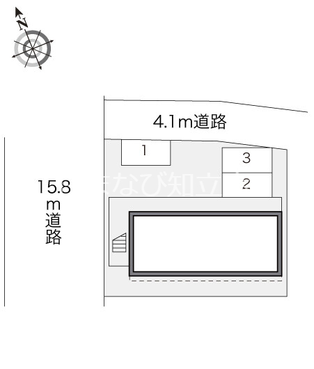 【レオパレスサンシャイン南町の駐車場】