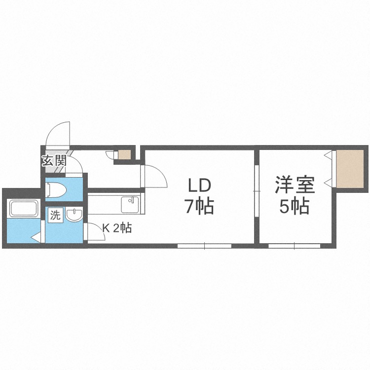 レグジー石山の間取り