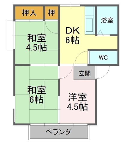 コーポフォーユーの間取り