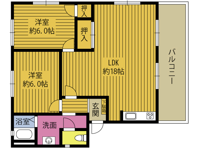 ドリームランド２の間取り