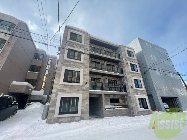 建物外観　札幌市中央区南９条西「Ｗ９１２」