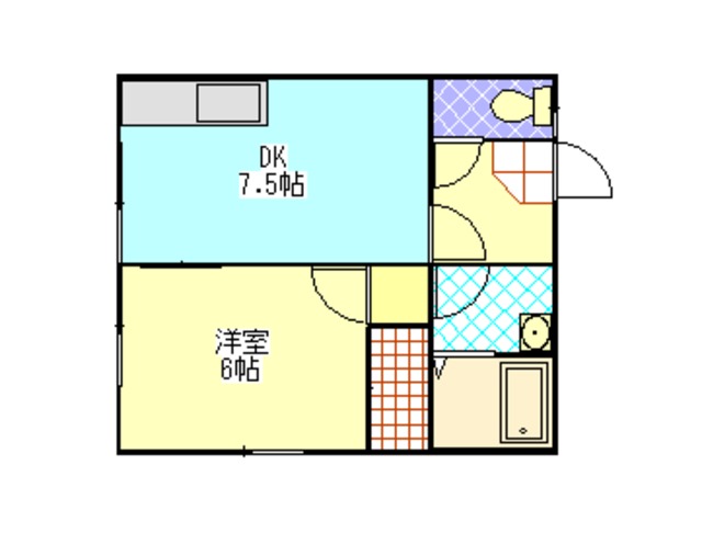 駿東郡小山町須走のアパートの間取り