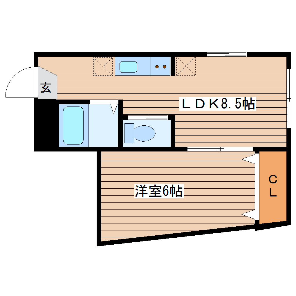 プランドビル銀杏町の間取り