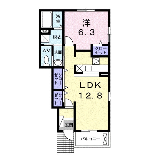 しなの　Ｆの間取り