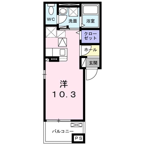 エヴィメリアＤの間取り