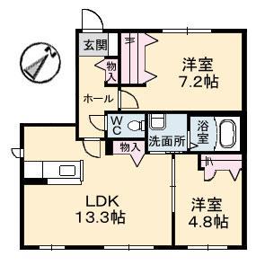 ミラ・グレース　Ｅ棟の間取り