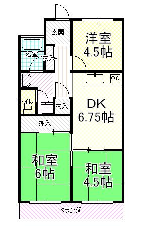 マルウビルの間取り