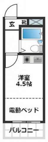 スカイコート西川口4の間取り