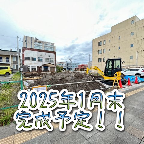 【室蘭市東町2丁目24-6新築の建物外観】