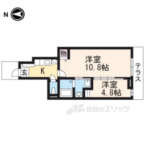 ジュネビーブ２の間取り