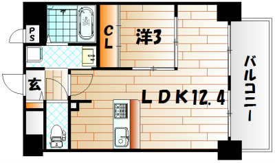 門司ポロニアの間取り