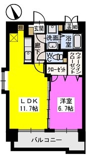 ベスタ櫛原の間取り