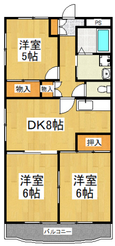 パレスサンベールIの間取り