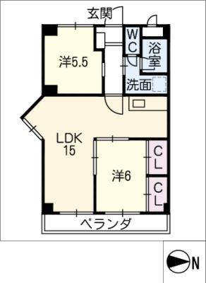 ライフ２１ＳＵＷＡの間取り