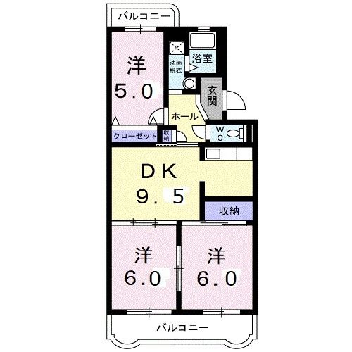 ストークマンションIIの間取り